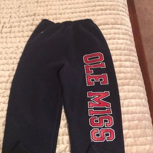 Boys Ole Miss sweatpants